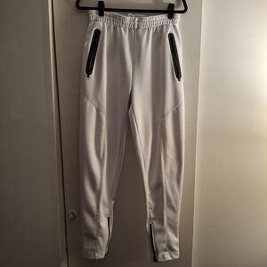 CSG Women's White Track Pants with Black Accents